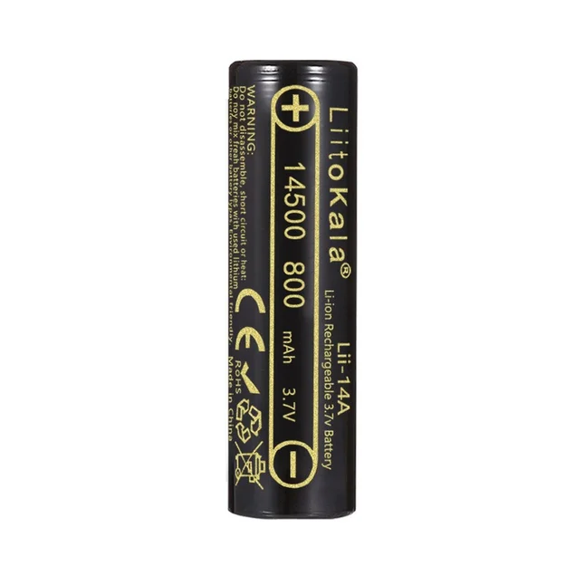 Акумулятор LiitoKala Lii-14A 14500 800mah battery — Photo 2