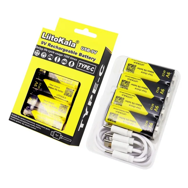 Акумулятор LiitoKala Lii-USB-9V 1100mah — Photo 2