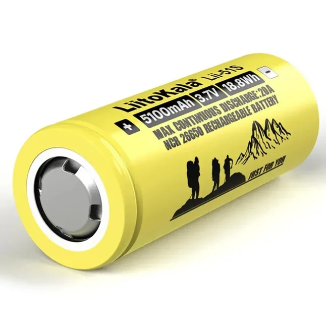 Акумулятор Liitokala Lii-51S-PCB 5100 mAh 20A 26650 Li-ion — Photo 3