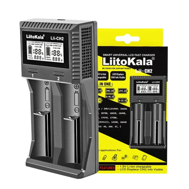 Універсальний зарядний пристрій LiitoKala Lii-CH2 5V 2A на 4 канали — Photo 3