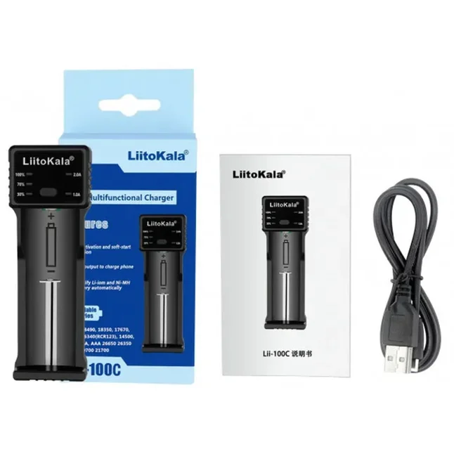 Зарядний пристрій LiitoKala Lii-100С battery charger — Photo 3