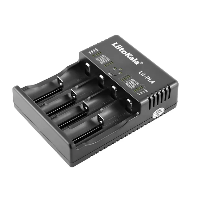 Зарядний пристрій Liitokala Lii-PL4, 4 канала, Ni-Mh/Li-ion/LiFePO4, 220V/12V, LED, Box — Photo 1