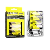 Набір акумуляторів з 4 шт LiitoKala Lii-USB-9V + USB Type-C кабель зарядки — Photo 6
