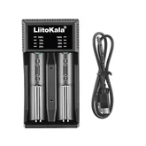 Зарядний пристрій Liitokala Lii-C2, Ni-Mh/Li-ion/Li-Fe, Micro USB, LED — Photo 3